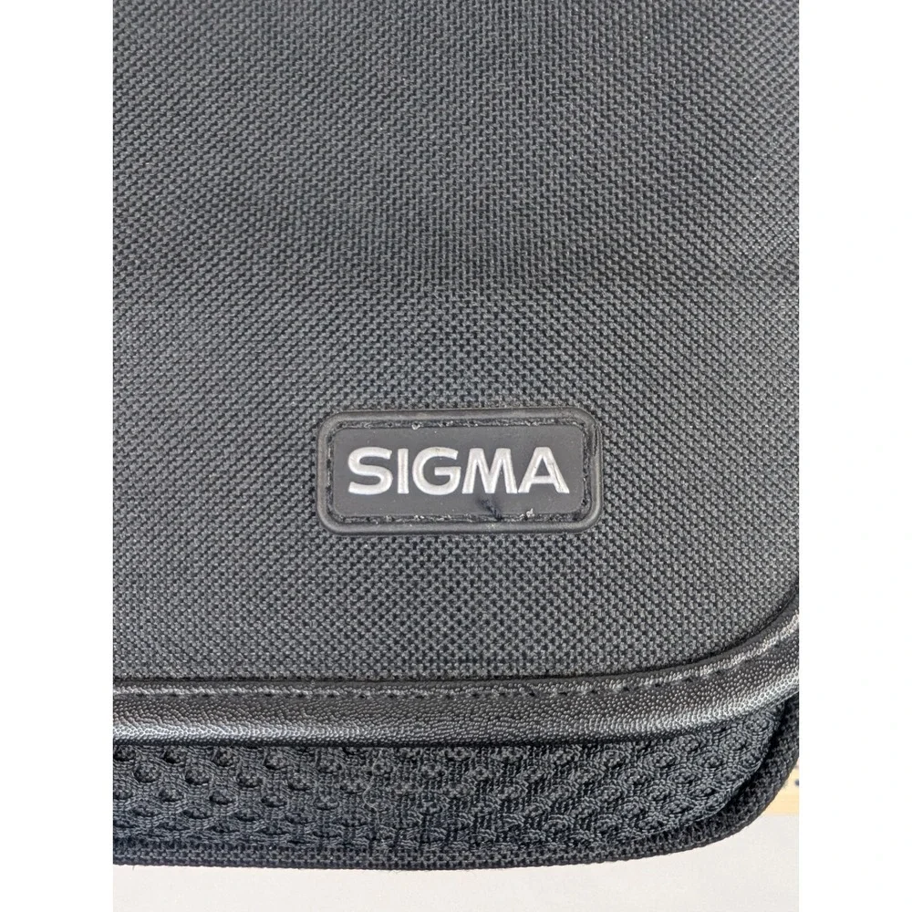 Sigma Camera Bag Black Ballistic Nylon Shoulder Messenger Case with Strap